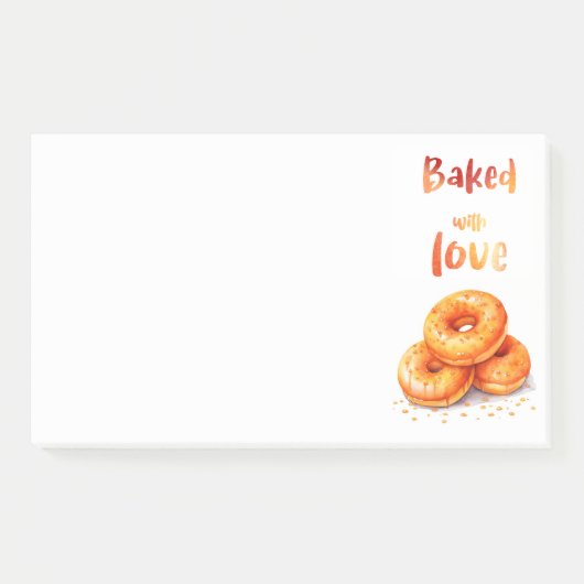 Zoete cake ontwerp post-it® notes (Voorkant)