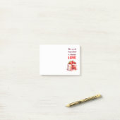 Zoete cake ontwerp post-it® notes (Op bureau)