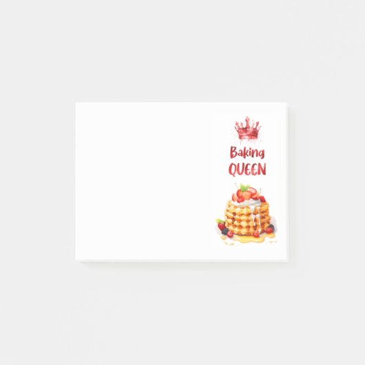 Zoete cake ontwerp post-it® notes (Voorkant)