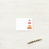 Zoete cake ontwerp post-it® notes (Op bureau)