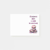Zoete cake ontwerp post-it® notes (Voorkant)