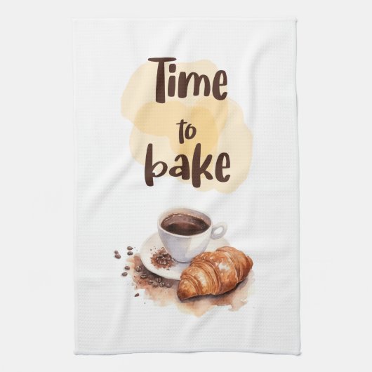 Zoete cake ontwerp theedoek (Verticaal)