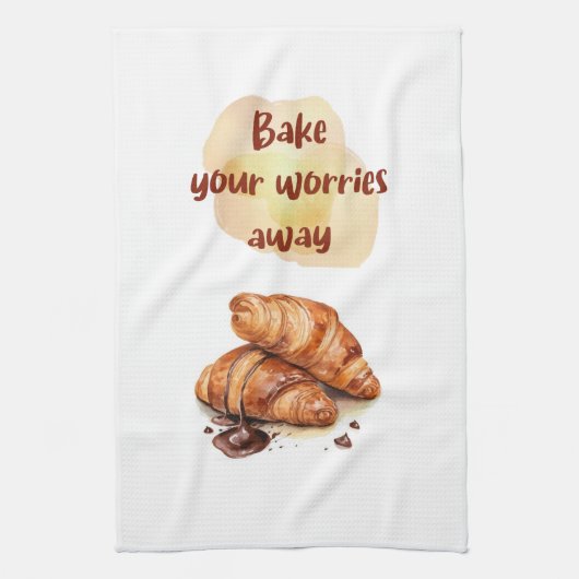 Zoete cake ontwerp theedoek (Verticaal)