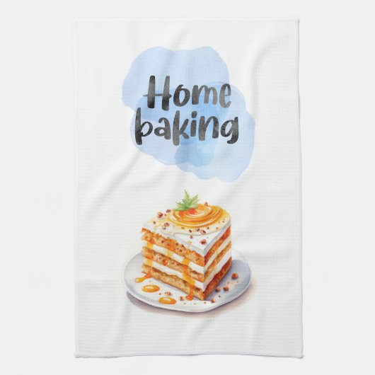 Zoete cake ontwerp theedoek (Verticaal)
