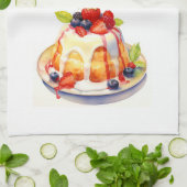 Zoete cake ontwerp theedoek (Gevouwen)