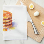 Zoete cake ontwerp theedoek (Quarter Fold)