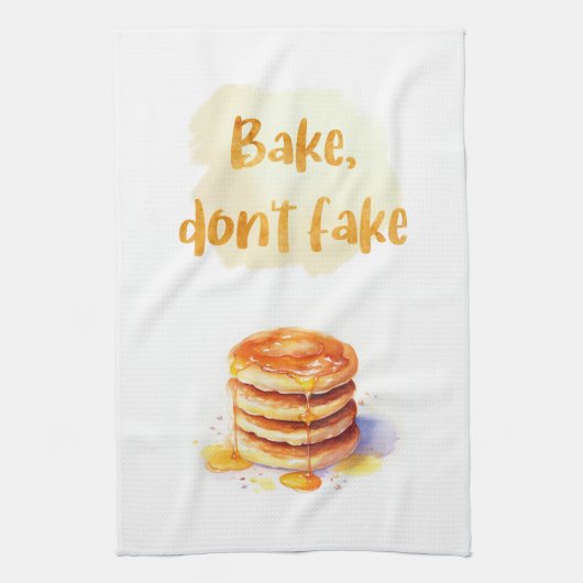Zoete cake ontwerp theedoek (Verticaal)