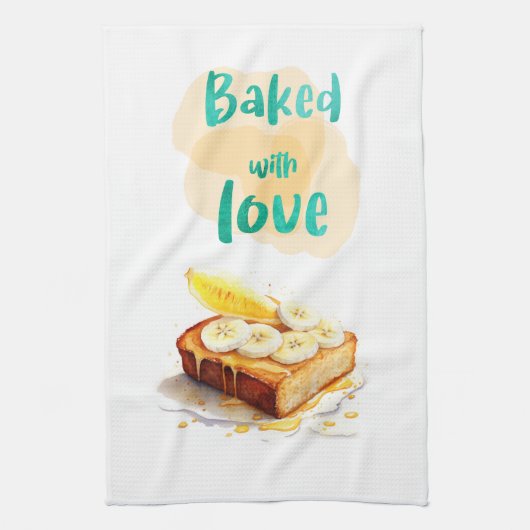 Zoete cake ontwerp theedoek (Verticaal)