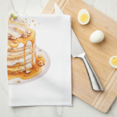 Zoete cake ontwerp theedoek (Quarter Fold)