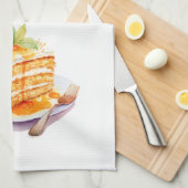 Zoete cake ontwerp theedoek (Quarter Fold)