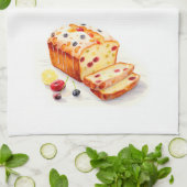 Zoete cake ontwerp theedoek (Gevouwen)