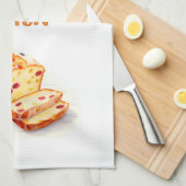 Zoete cake ontwerp theedoek (Quarter Fold)