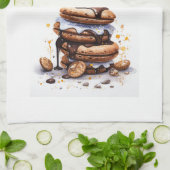 Zoete cake ontwerp theedoek (Gevouwen)