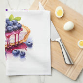 Zoete cake ontwerp theedoek (Quarter Fold)