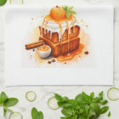 Zoete cake ontwerp theedoek (Gevouwen)