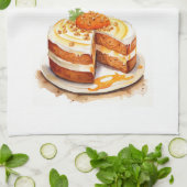 Zoete cake ontwerp theedoek (Gevouwen)