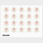 Zoete Cake Uit De Keuken van voeg naam toe Ronde Sticker (Vel)
