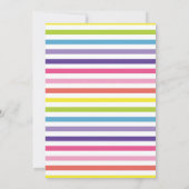 Zoete Candy Baby Shower Uitnodiging (Achterkant)