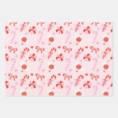 Zoete Candy Roze Inpakpapier Vel (Voorkant 3)