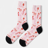 Zoete Candy Roze Sokken (Links)