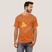 Zoete chemie | Honeycomb ontworpen T-shirt (Voorkant volledig)