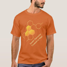 Zoete chemie | Honeycomb ontworpen T-shirt