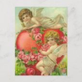 Zoete Cherubs en harten Briefkaart (Voorkant)