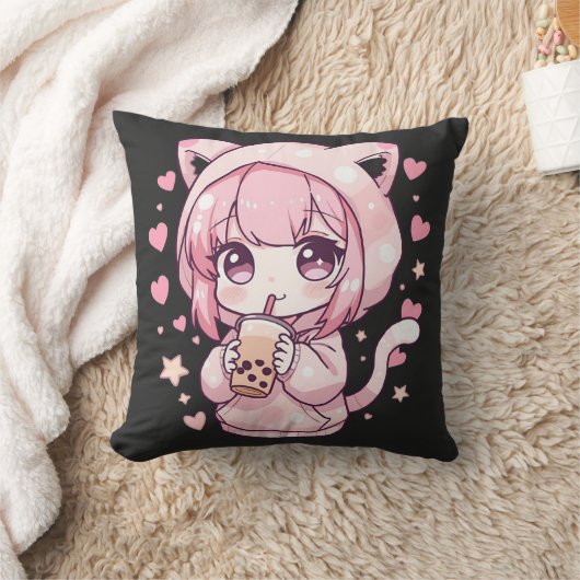 Zoete Chibi Stemming Kussen (Deken)