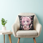 Zoete Chibi Stemming Kussen (Stoel)