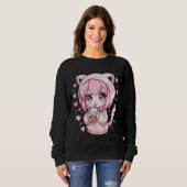 Zoete Chibi Stemming Trui (Voorkant volledig)