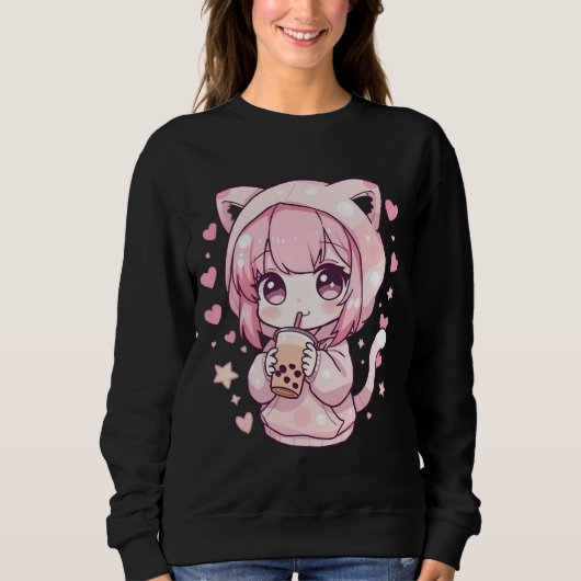 Zoete Chibi Stemming Trui (Voorkant)