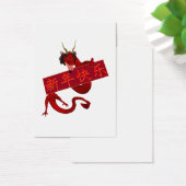 Zoete Chinese Rode Draak Visitekaartjes (Bureau)