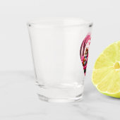 Zoete chipmunks en snoep harten shot glas (Links)