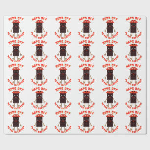 Zoete Choco-Bar Buddy: Kawaii Chocolade T-Shirt Cadeaupapier