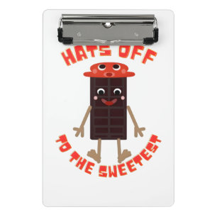 Zoete Choco-Bar Buddy: Kawaii chocoladereep in een Mini Klembord