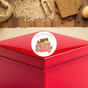 Zoete Choco bes Bakkerij Winkel Logo Sticker