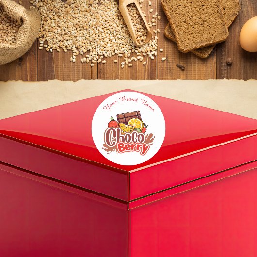 Zoete Choco bes Bakkerij Winkel Logo Sticker