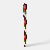 Zoete Chocolade Aardbei Patroon Crème iPhone Hoesje (Linkerkant)
