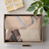 Zoete Chocolade En Chocolade Pasta Kom Custom Tissuepapier (Geschenk)