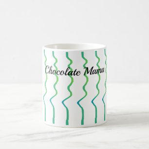 Zoete Chocolade Mama Twee-Tons Mok Beste Moeder