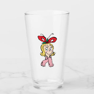 Zoete Cindy Lou Who Portret Glas