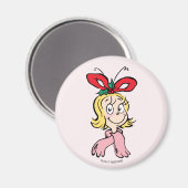 Zoete Cindy Lou Who Portret Magneet (Voorkant / Achterkant)