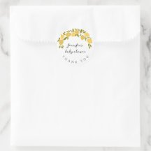 Zoete Citroen Boho Citrus Baby Shower Dank Je