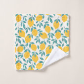 Zoete citroen takken patroon bad handdoek (Wasdoekje)