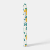 Zoete citroen takken patroon iPhone 15 case (Linkerkant)