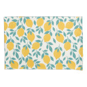 Zoete citroen takken patroon kussensloop (Voorkant-Links)