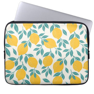 Zoete citroen takken patroon laptop sleeve