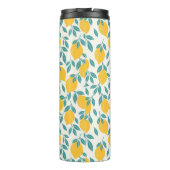 Zoete citroen takken patroon thermosbeker (Achterkant)