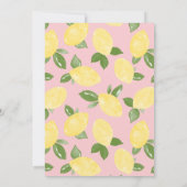 Zoete citroenen 1e verjaardag kaart (Achterkant)
