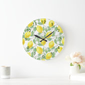 Zoete citroenen gele zomer. grote klok (Huis)